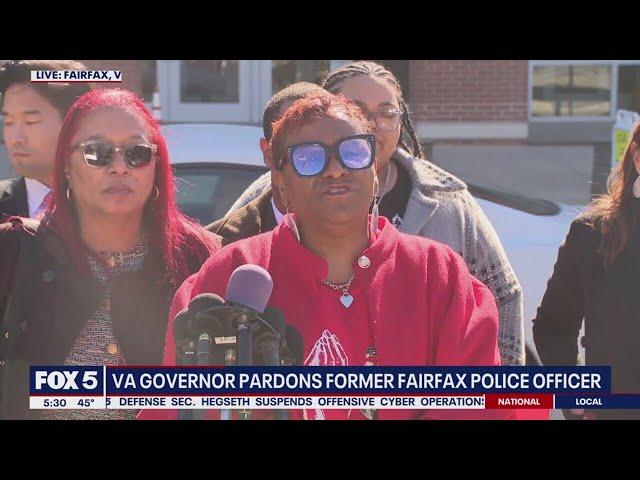 Ex-Virginia cop pardoned by governor; family speaks out