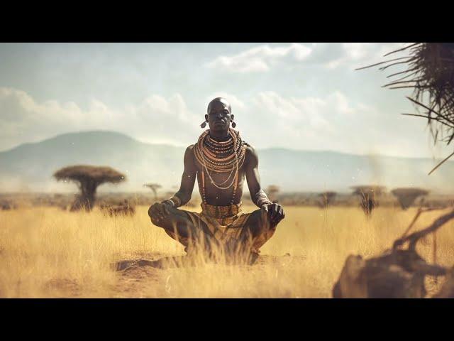 Soothing African Savannah Ambient Music + Ethereal Meditative Music for Relaxation .