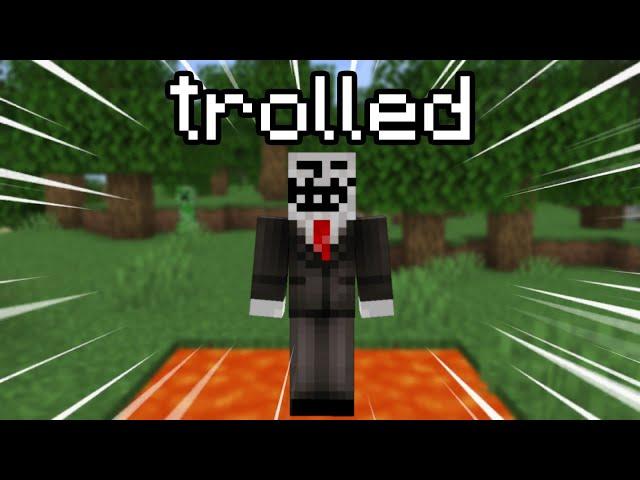 You've been trolled...