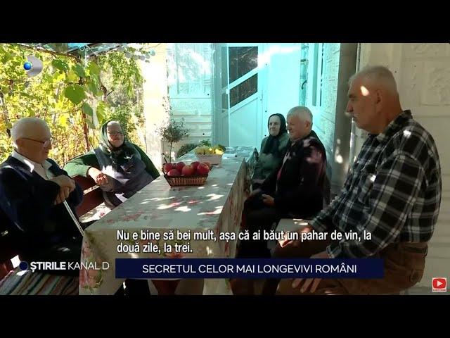 Stirile Kanal D - Secretul celor mai longevivi romani | Editie de seara