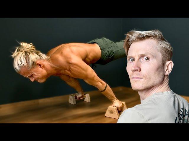 Pro Climber VS. Planche! Magnus Midtbø tries Calisthenics