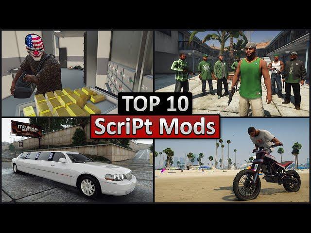 TOP 10 Script MODS for GTA 5 (2024) | Best scripts mods GTA V