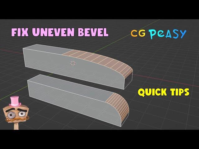 Blender How To Fix Uneven Bevel