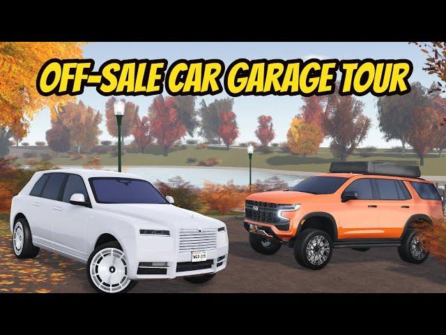Greenville Roblox - Off Sale RARE Cars Garage Tour Review