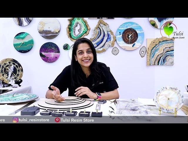 How to Decide Machine Size for your Resin Clock || Epoxy Resin Art For beginners || Tulsi Resin