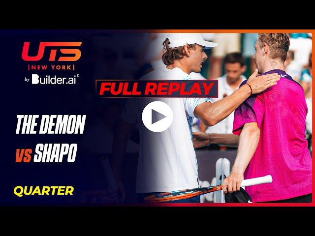 Replay FULL MATCH | The Demon Alex de Minaur vs Shapo Dennis Shapovalov | UTS New York by Builder.ai