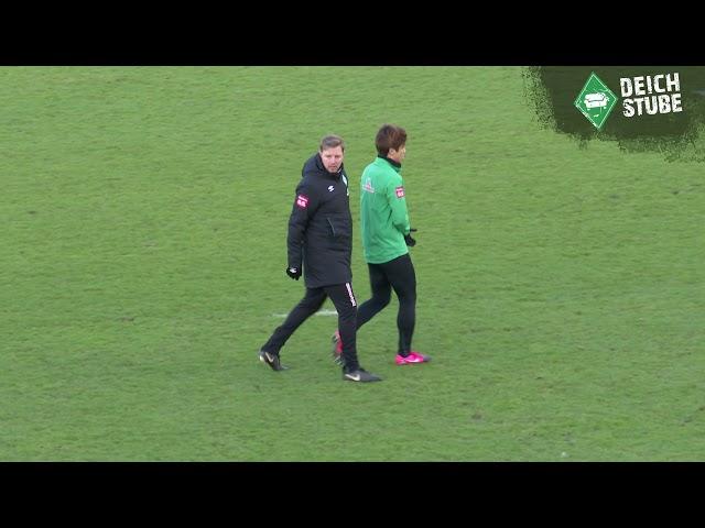 Werder Bremen: Florian Kohfeldt faltet Yuya Osako zusammen