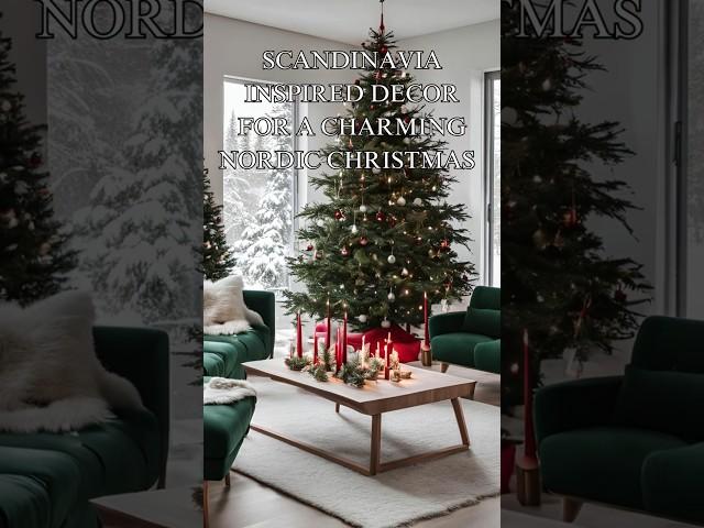 Scandinavian Christmas Decor Ideas: Charming Nordic Holiday #christmasdecorideas #scandinaviandecor