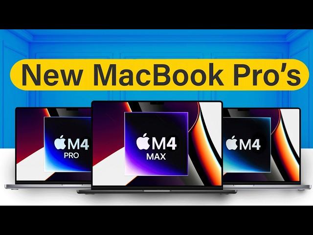 16GB RAM New MacBook Pro M4, M4 Pro, M4 Max! Every NEW Change LEAKS