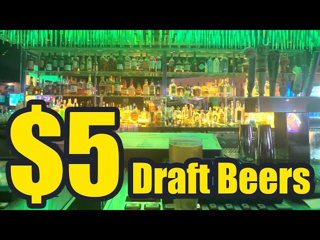 CHEAPEST Las Vegas Happy Hours - $5 Drinks on the Strip