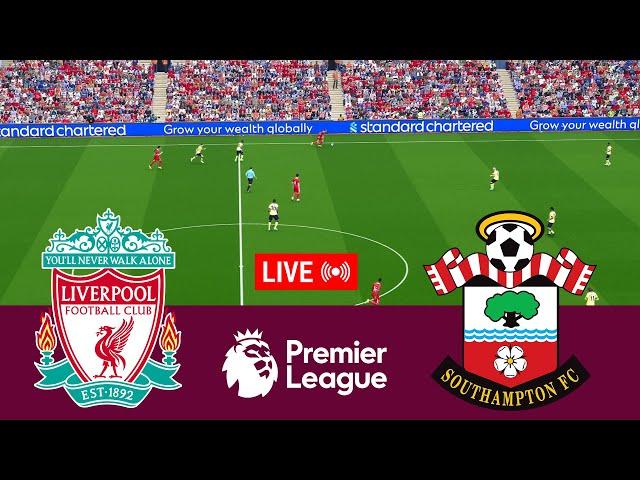 [LIVE] Liverpool vs Southampton Premier League 24/25 Full Match - Video Game Simulation