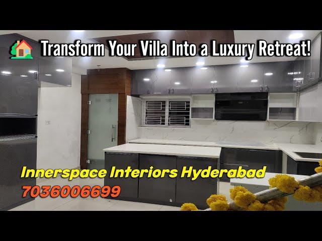 Discover Top Villa Interior Designers In Hyderabad || Innerspace Interiors 7036006699 #villainterior