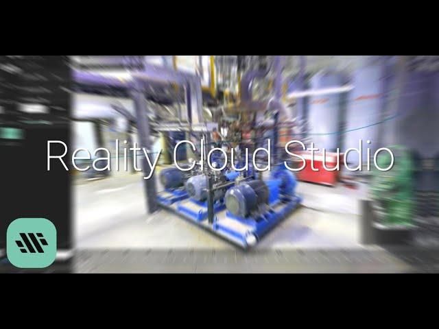 RTC360 data in Reality Cloud Studio, powered by HxDR