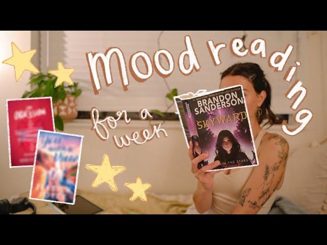 mood reading for a weekreading vlog