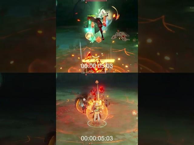 Mavuika VS Arlecchino PYRO ONLY TEAM