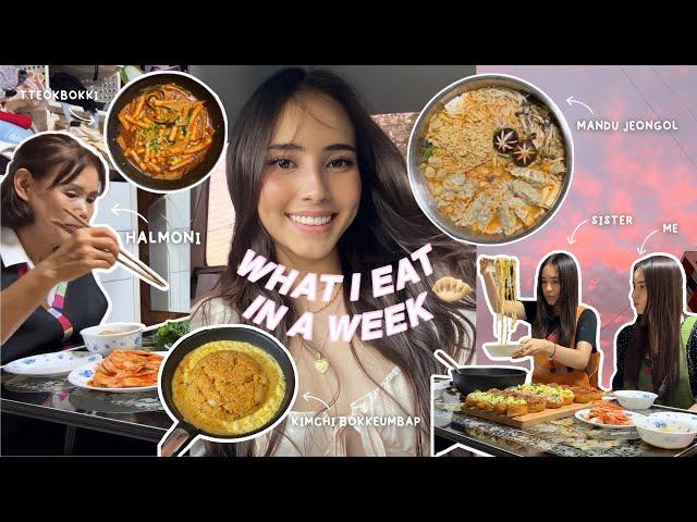 what I eat in a week at my Korean Grandma's house in Busan ️ (Korean Food + Family Mukbang)