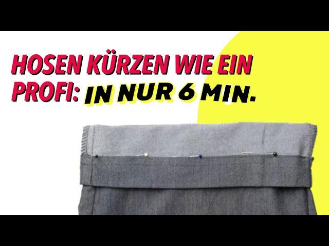 Hosen kürzen wie ein Profi: Einfache Methode in nur 6 Minuten!