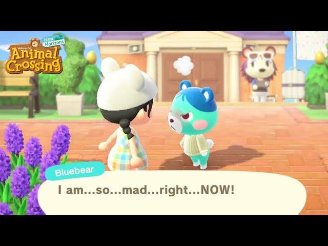 When Villagers' Pranks Backfire | So Angry! | Animal Crossing Tricks Gone Wrong | ACNH Bluebear