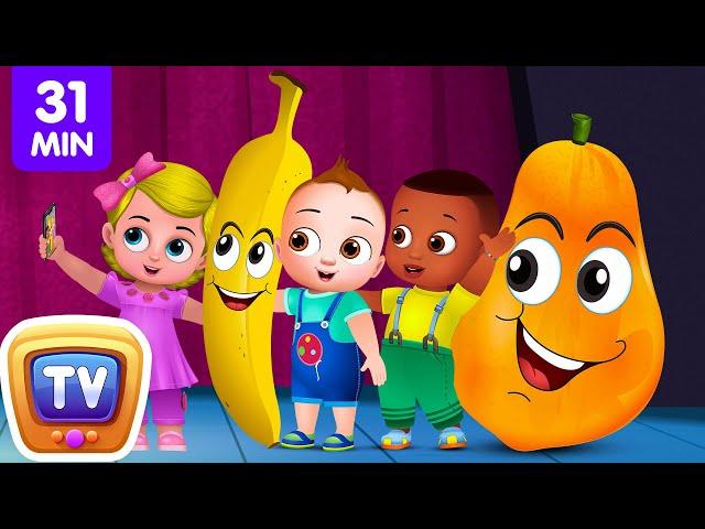 The Fruit Friends Nursery Rhyme with Baby Taku + More ChuChu TV Toddler Learning Videos for Babies