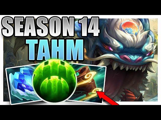 SEASON 14 TAHM KENCH SUPPORT GAMEPLAY GUIDE