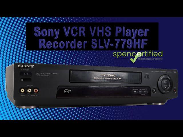 SONY VCR VHS PLAYER SLV-779HF VIDEO CASSETTE RECORDER