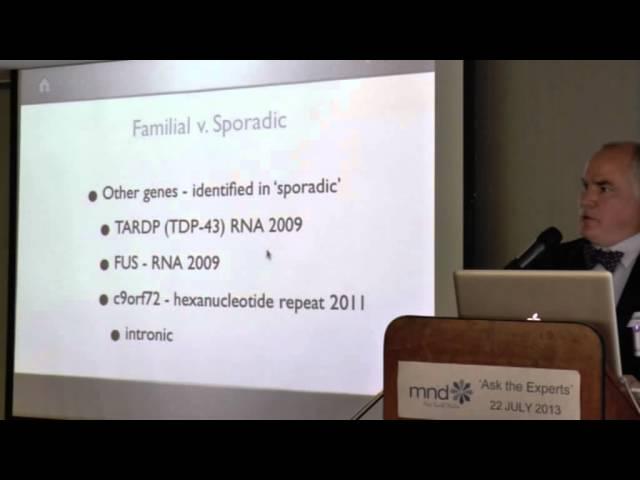 2013 Ask the Experts - 1a About MND - Professor Dominic Rowe