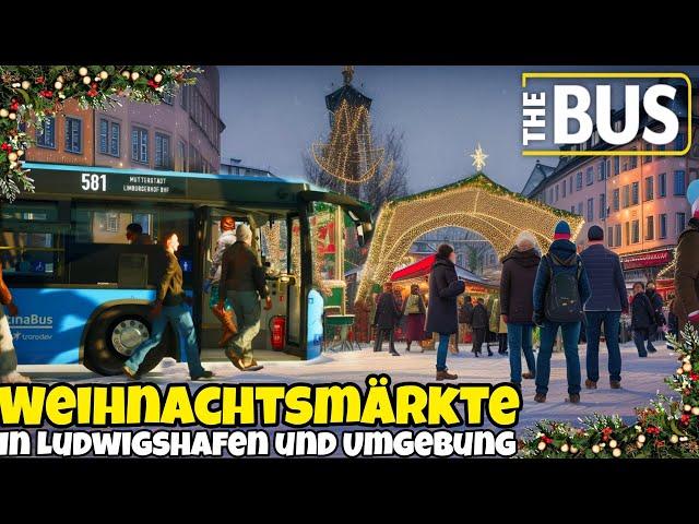 ES WEIHNACHTET SEHR️Wir besuchen zwei tolle Weihnachtsmärkte in LudwigshafenThe Bus Map Mod