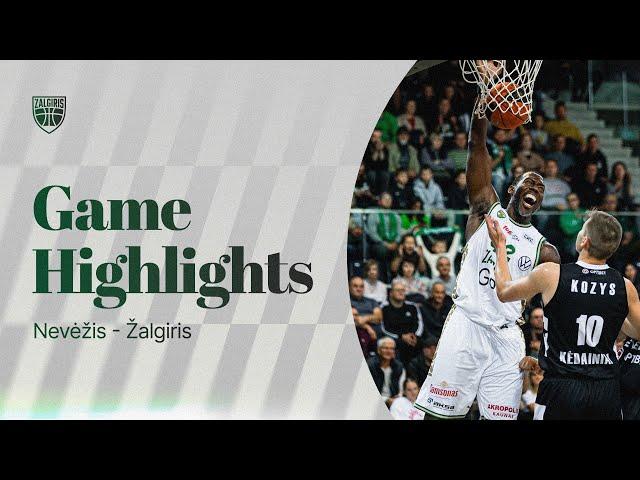 Nevėžis–Optibet - Žalgiris | Game Highlights | 2024.09.29