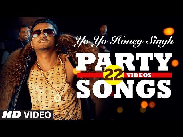 Yo Yo Honey Singh's BEST PARTY SONGS (22 Videos)| HINDI SONGS 2016 | BOLLYWOOD PARTY SONGS |T-SERIES