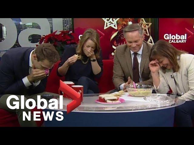 Holiday artichoke dip goes terribly wrong on-air