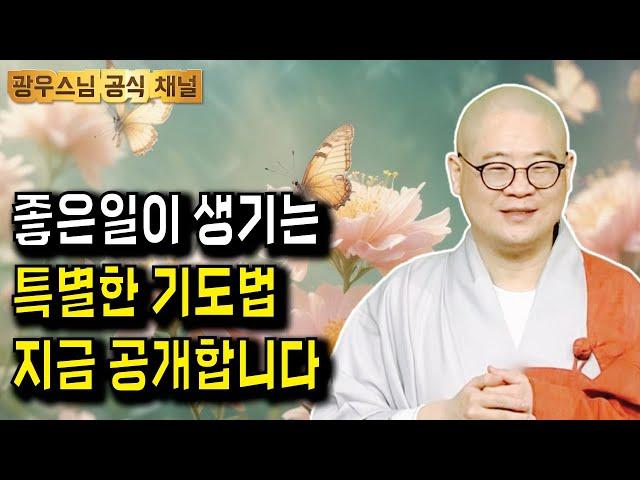 일주일만 기도하고 그렇게나 좋은일이?! | 광우스님 소나무법문시즌3 179회