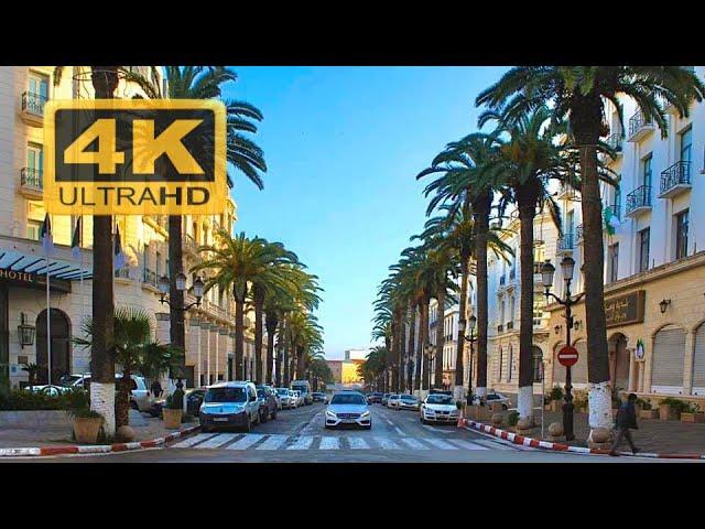 DISCOVER ORAN CITY IN 4K (tramway d'oran , la place d'arme , hotel royale , boulevard de la soumam)