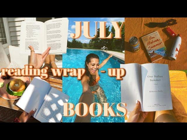 The 7 books i read in July: reading wrap-up, 4-5 star reads, recs + more 