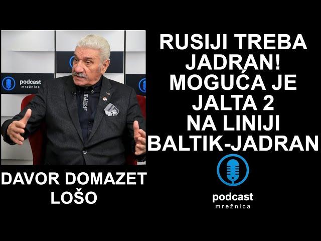 PODCAST MREŽNICA -Domazet Lošo: Europu u rat gura okultna oligarhija, a NATO i EU su pred raspadom!