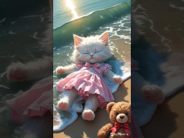 Mother Cat’s Revenge: Protecting Her Kitten!  | AI Cat Story #shorts #cat #kitten #story #aivideo