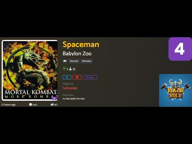 Spaceman - Babylon Zoo Lvl 4 (Custom) [Ragnarock VoT]