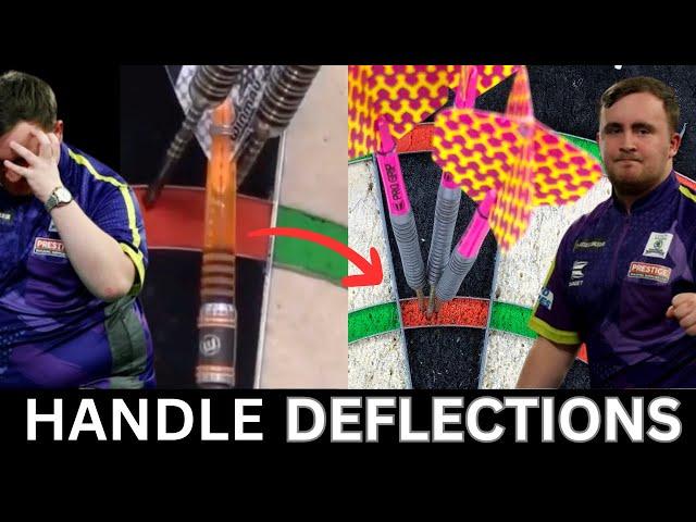 DEFLECTIONS in DARTS ...HOW PRO players HANDLE it?