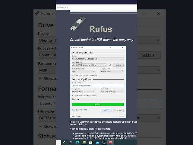 Rufus Download and Setup for Windows 10