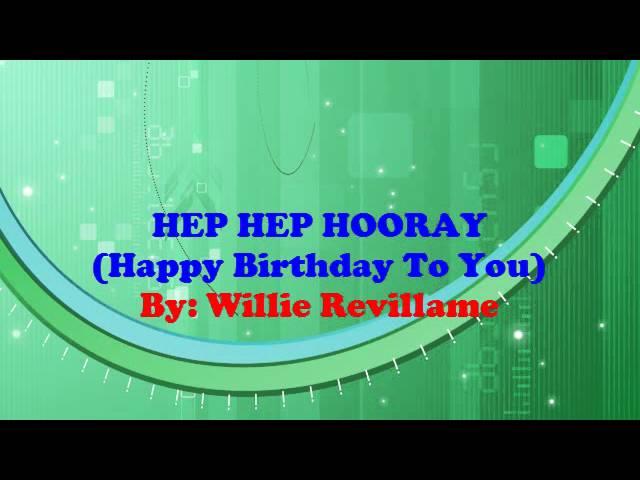 Hep Hep Hooray