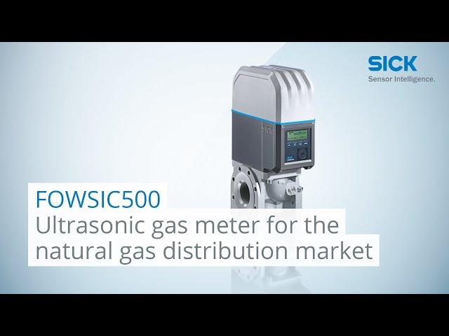 FLOWSIC500 from SICK: ultrasonic gas meter for the natural gas distribution market | SICK AG