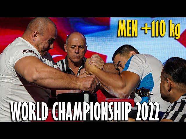 Men +110 kg LEFT - World Armwrestling Championship 2022