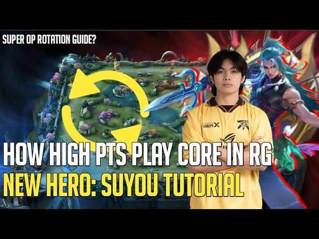 HOW HIGH PTS PLAY CORE IN RANK GAME | SUYOU TUTORIAL | MOBILE LEGENDS