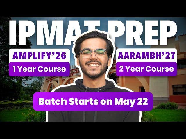 Crack IPMAT Indore in Your First Attempt  Extra Classes During Summer Break | AceIPM New Batch