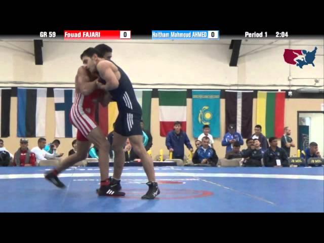 59 KG R16 - Fouad Fajari (MAR) vs Haitham Mahmoud Ahmed (EGY)