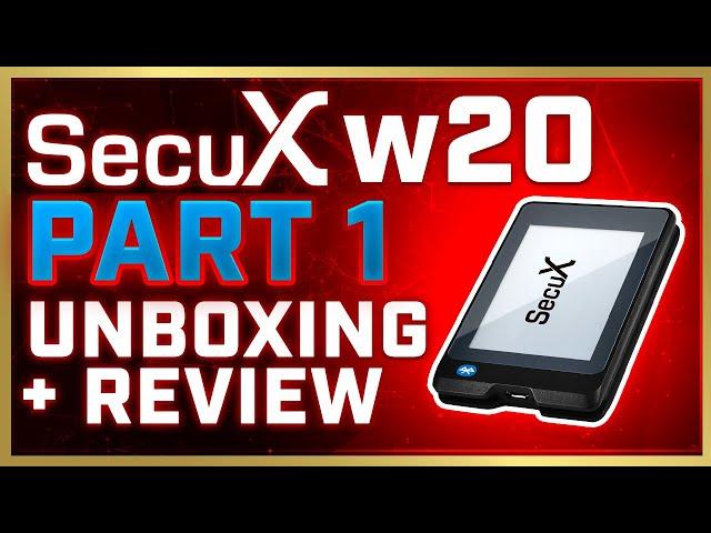 [NEW] SecuX W20 Wallet Review/Unboxing/Tutorial (PART1)