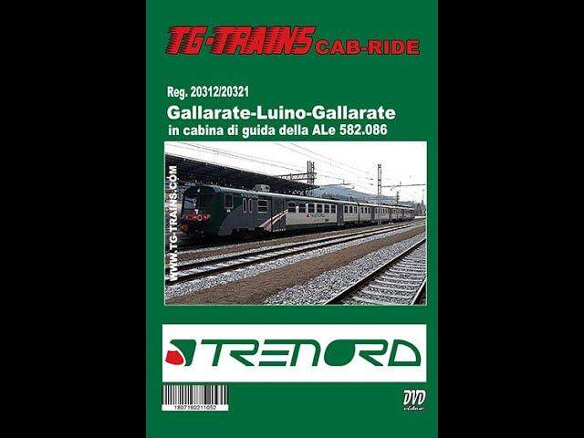 Gallarate-Luino-Gallarate, cab-ride ALe 582.086   Reg. 20312/20321