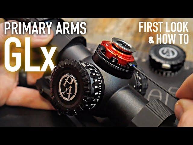 Primary Arms GLx Scopes - First Look / How To Use ZLock & ZStop