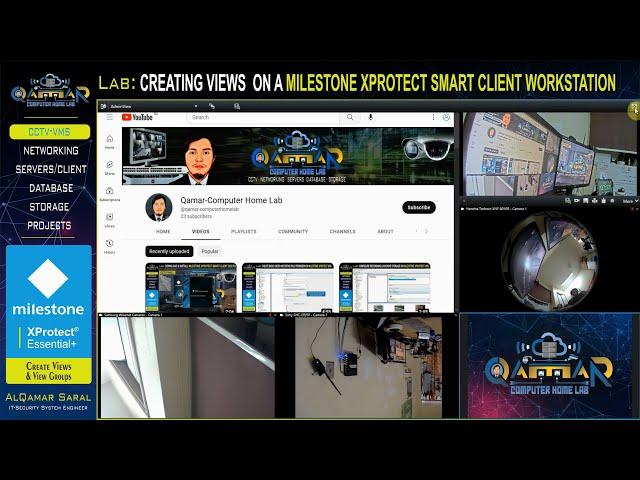 Milestone Lab - CREATING VIEWS ON XPROTECT SMART CLIENT WORKSTATION