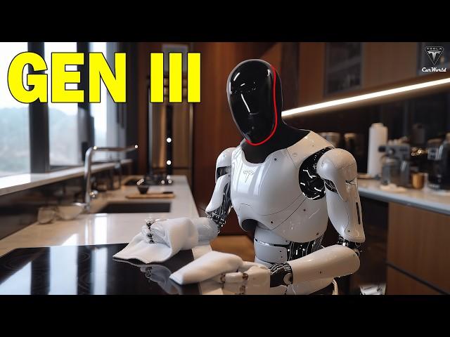 Only $20K! Elon Musk CONFIRMS All Tasks Tesla Bot 2.0 Optimus Gen 3 Can Do! Next Gen Homemaker