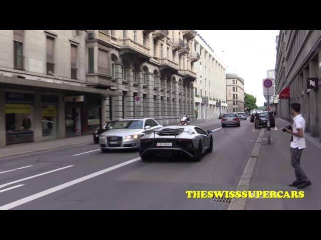 Capristo Aventador SV goes crazy in the city!!!